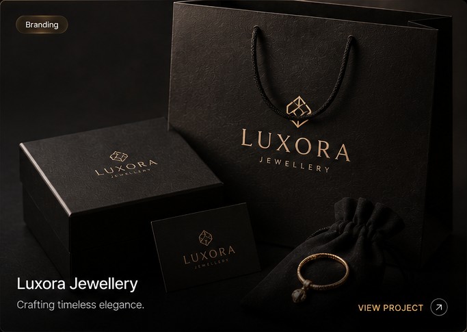Luxury brand identity mockup